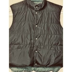 Herter’s Reversible Puffer Downs Vest XL Men’s Black /Green